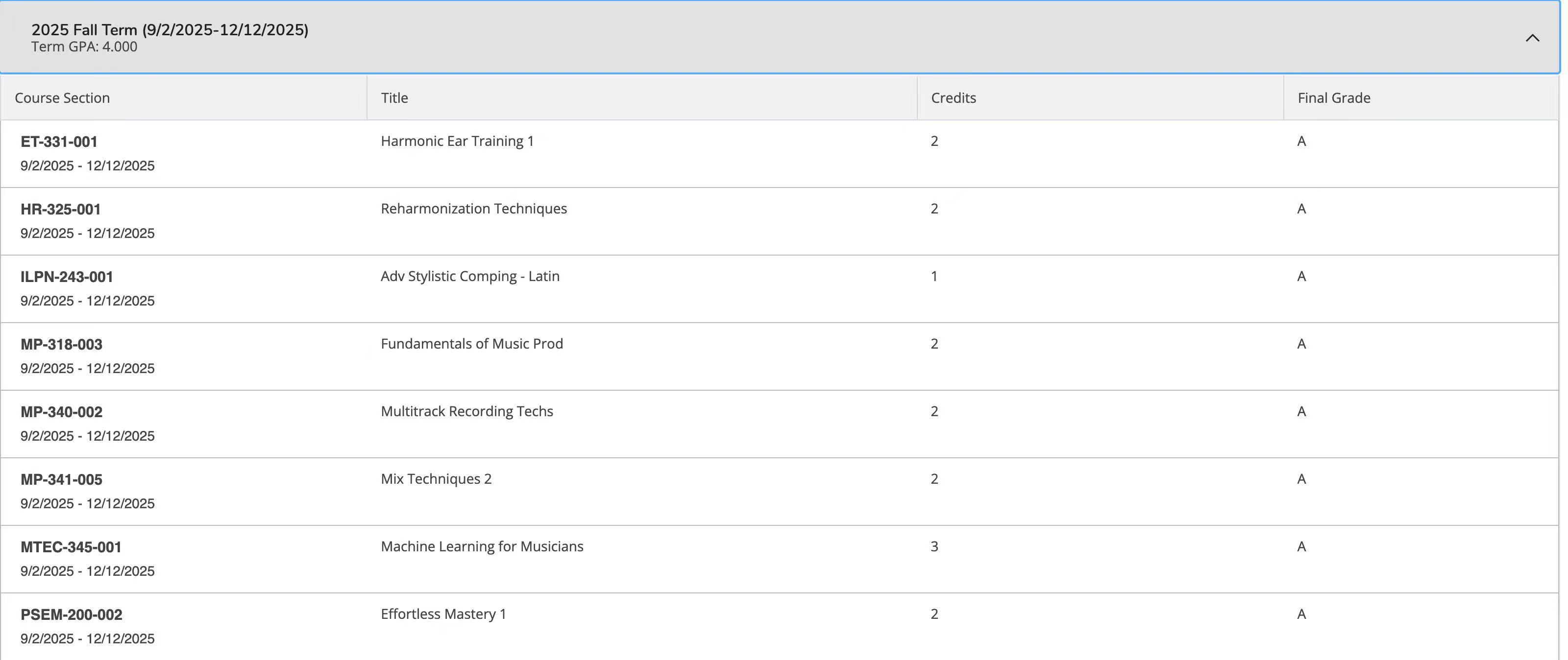 伯克利GPA成绩记录1