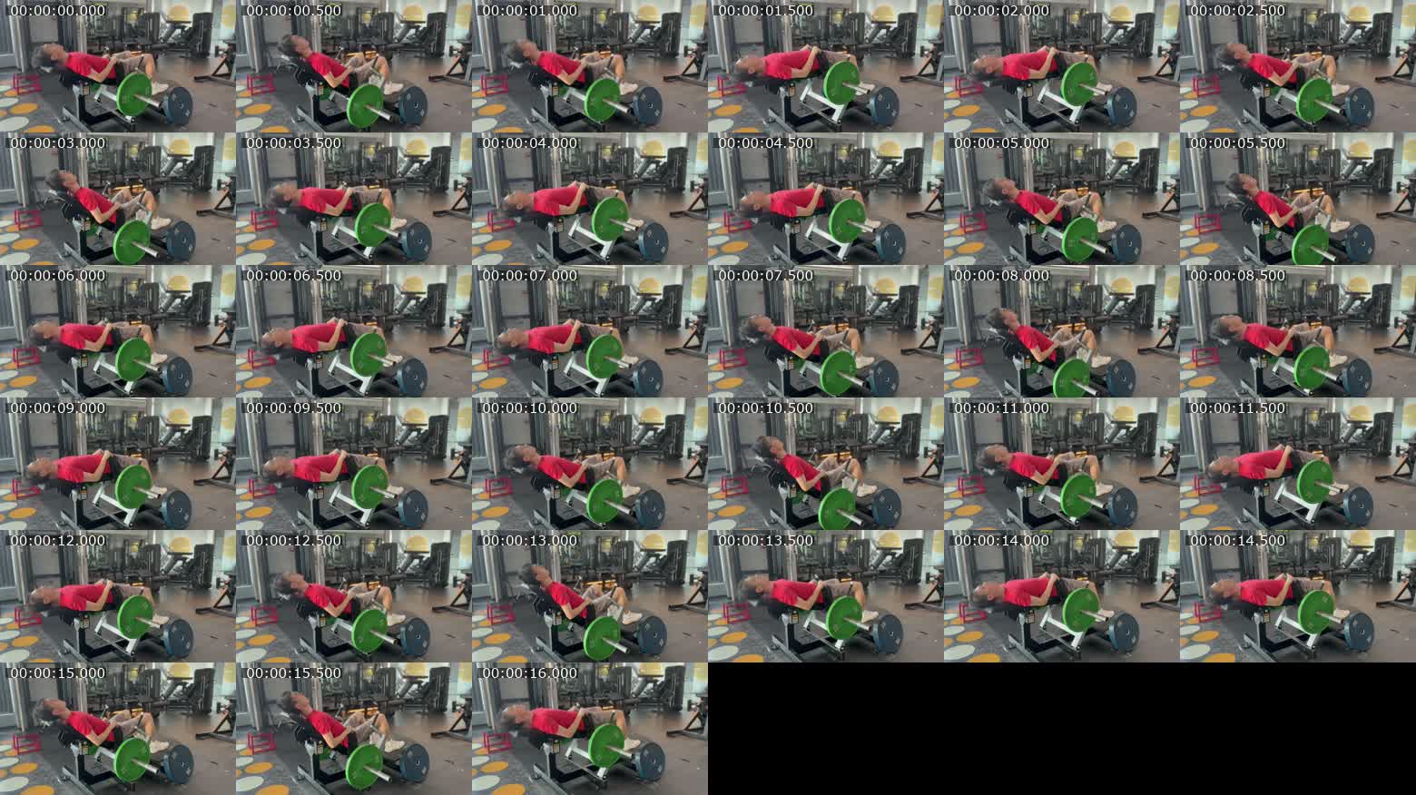 臀推关键帧